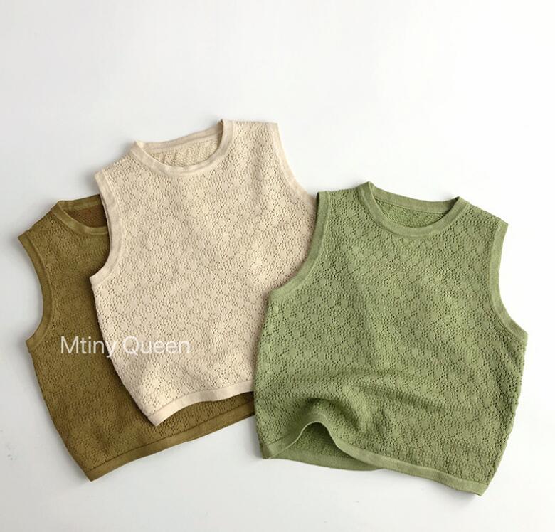 2023新品★子供服　ニットベスト★80-130cm★3色