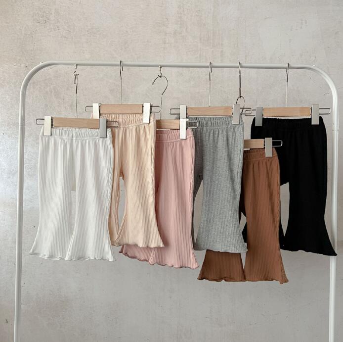 子供服★レギンス★ズボン★ボトムス★韓国風子供服★ベビー★無地★6色★66-120CM