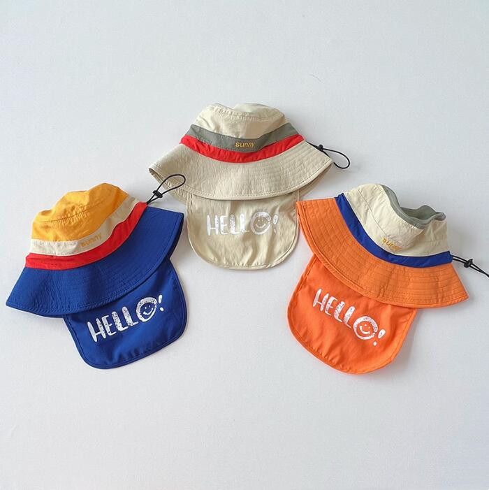 子供用★帽子★バケットハット★男女兼用★日焼け防止★カジュアル★3色