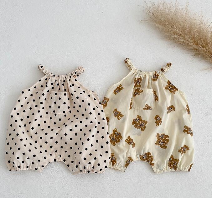 2023夏新品★ベビー服★ロンパース★66-90cm★2色