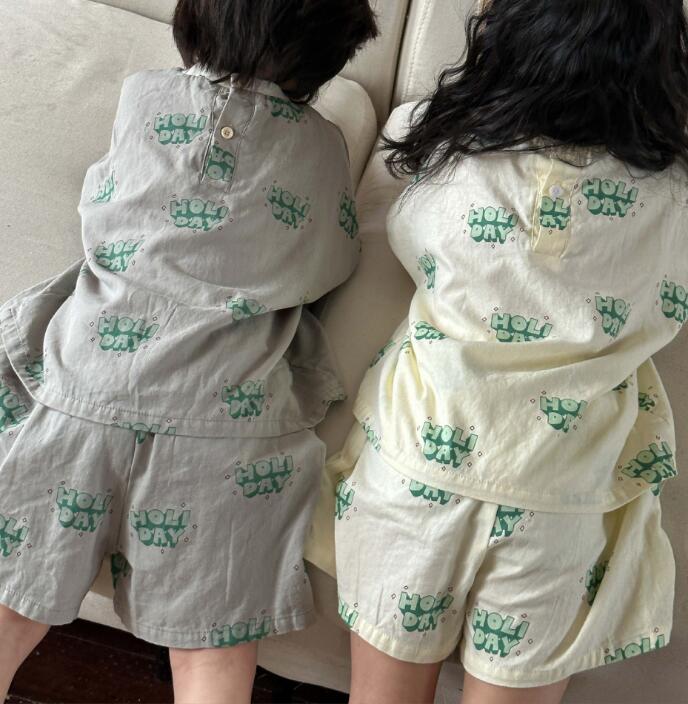 子供服★トップス+パンツ★セットアップ★キッズ★韓国風子供服★男女兼用★2色★80-150CM