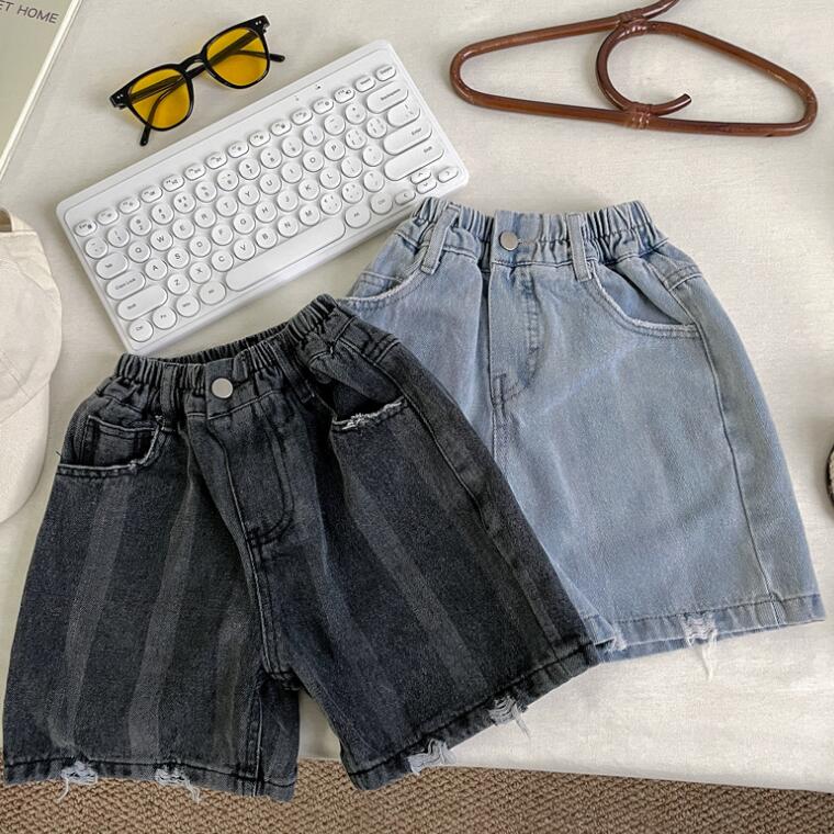 子供服★ショートパンツ★ボトムス★韓国風子供服★キッズ★男女兼用★デニム★2色★90-140CM