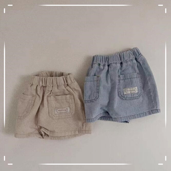 子供服★ショートパンツ★ボトムス★デニム★韓国風子供服★ベビー★男女兼用★2色★73-100CM