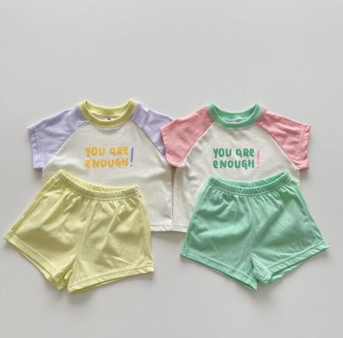 子供服★トップス+パンツ★セットアップ★韓国風子供服★ベビー★男女兼用★2色★73-100CM