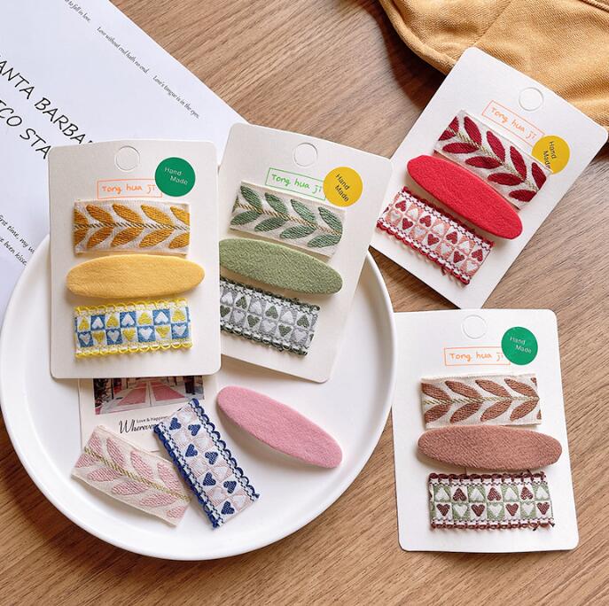 子供用★キッズ★髪飾り★まとめ髪用★ヘアアクセサリー★ヘアピン★3枚入り★韓国風★多色