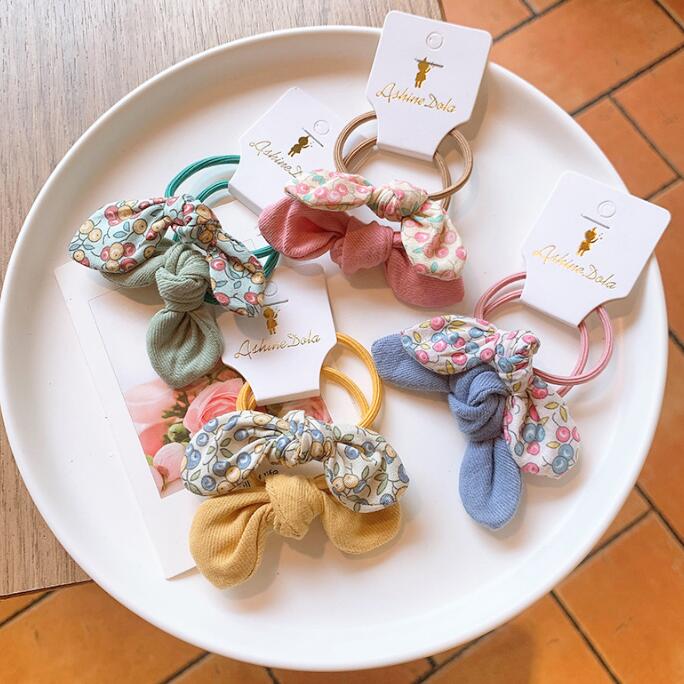 子供用★キッズ★髪飾り★まとめ髪用★ヘアアクセサリー★ヘアゴム★2枚入り★多色