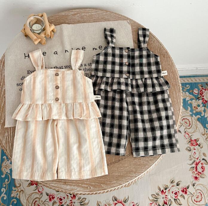子供服★トップス+ズボン★セットアップ★韓国風子供服★キッズ女の子★2色★73-110CM