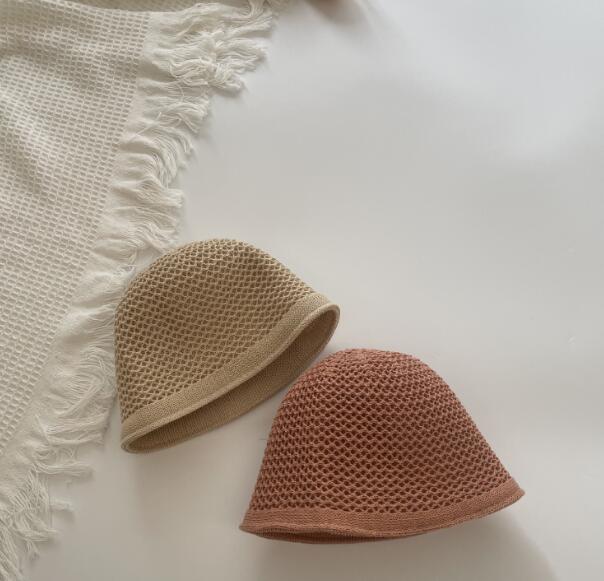 新品★子供用★両面用ニット帽子　ハット★2色選べ