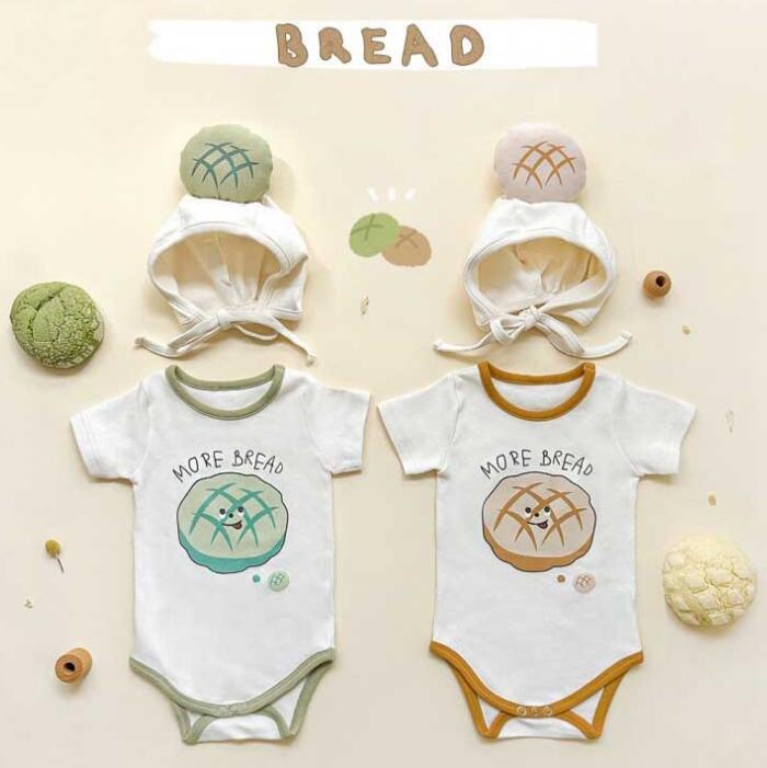 子供服★ロンパース+帽子★連体服★韓国風子供服★ベビー★可愛い★2色★66-90CM