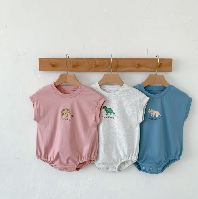 子供服★ロンパース★連体服★韓国風子供服★ベビー★ダイナソー★可愛い★3色★66-90CM