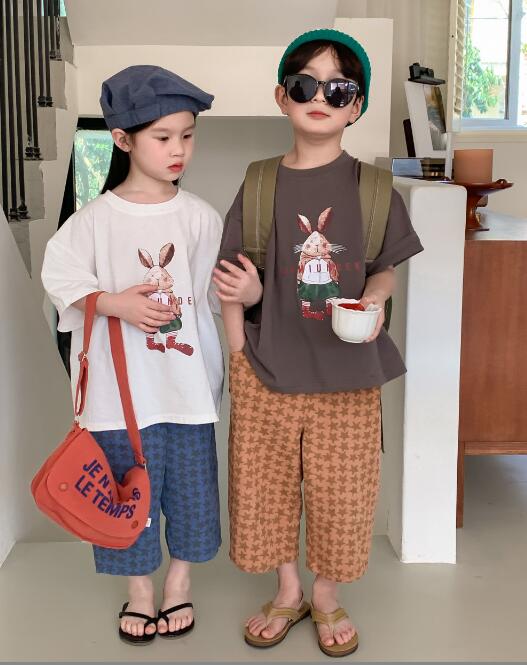 子供服★Tシャツ★トップス★韓国風子供服★キッズ★男女兼用★半袖★3色★90-150CM