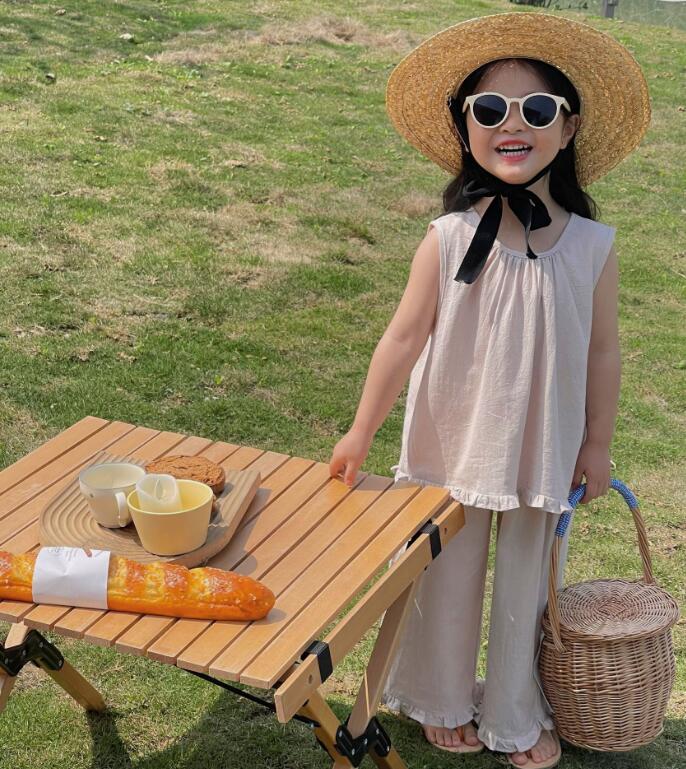 2023★春夏新作★韓国風子供服★トップス+ズボン2セット★2色90-140CM