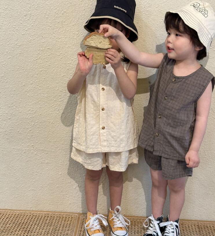 2023年★子供服　トップス+ズボン　セットアップ★80-150cm★2色