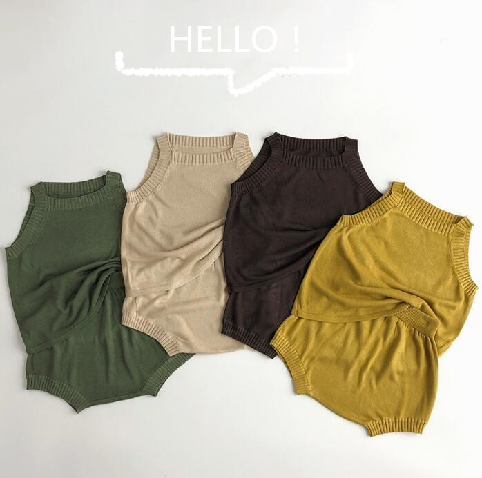 子供服★トップス★パンツ★韓国風子供服★キッズ★男女兼用★ニット★無地★8色★80-130CM