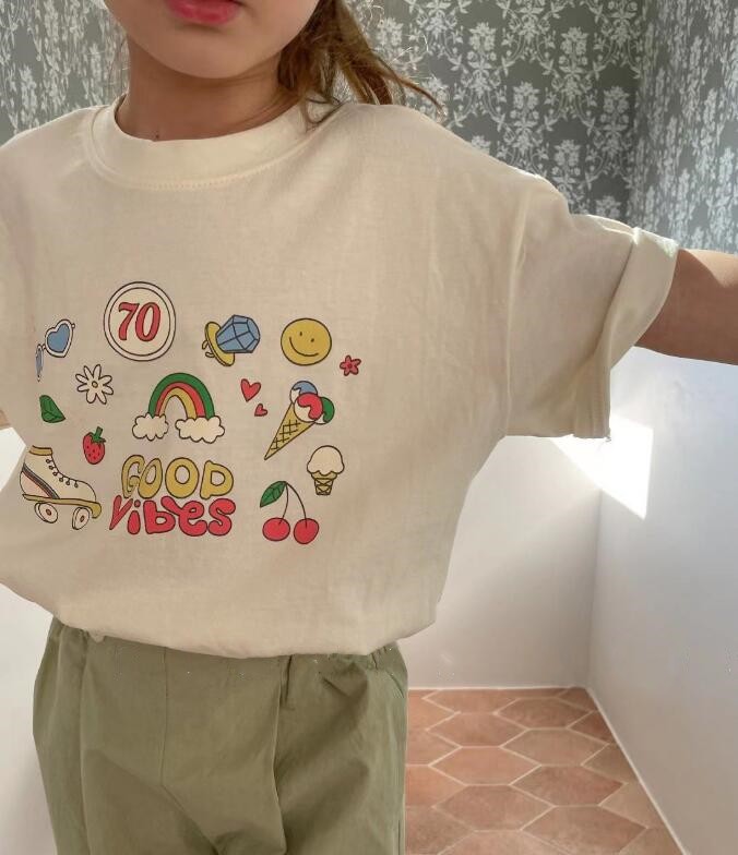2023★春夏新作★韓国風子供服★Tシャツ★90-140CM