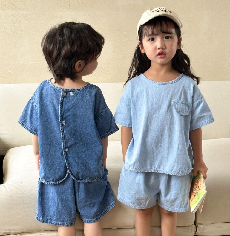 子供服★トップス+パンツ★セットアップ★キッズ★男女兼用★韓国風子供服★2色★80-150CM