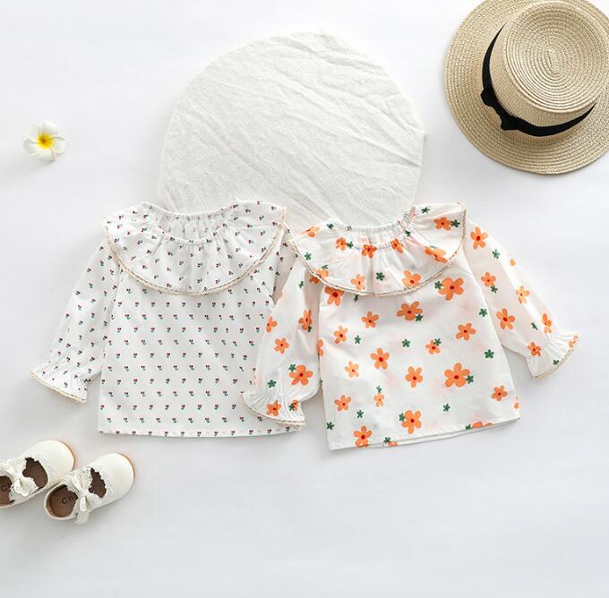 子供服★Tシャツ★トップス★長袖★韓国風子供服★キッズ女の子★2色★73-120CM
