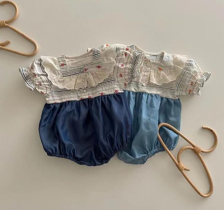 2023夏新品★ベビー服★ロンパース★66-90cm★2色