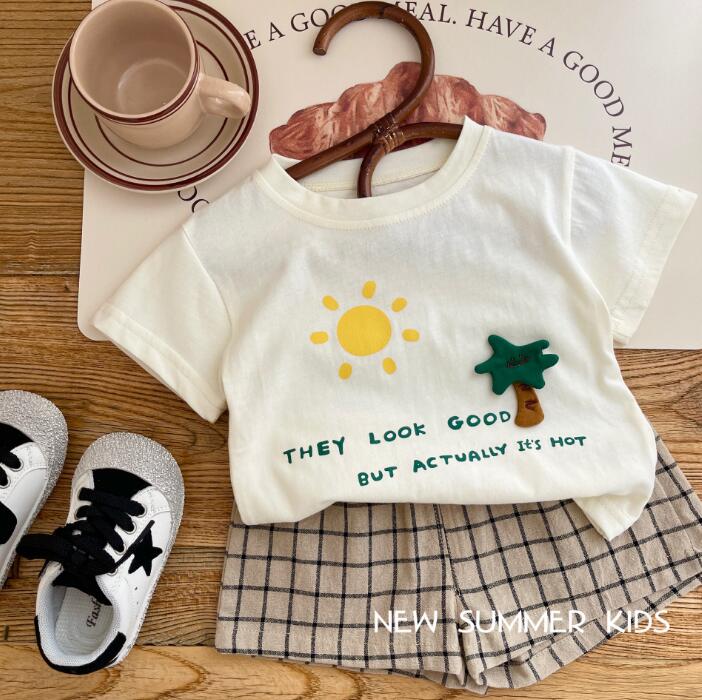 子供服★トップス★Tシャツ★韓国風子供服★キッズ★男女兼用★カジュアル★73-130CM