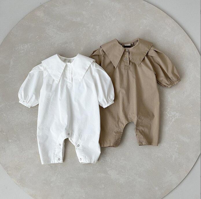 子供服★ロンパース★連体服★韓国風子供服★ベビー★無地★カジュアル★2色★66-90CM