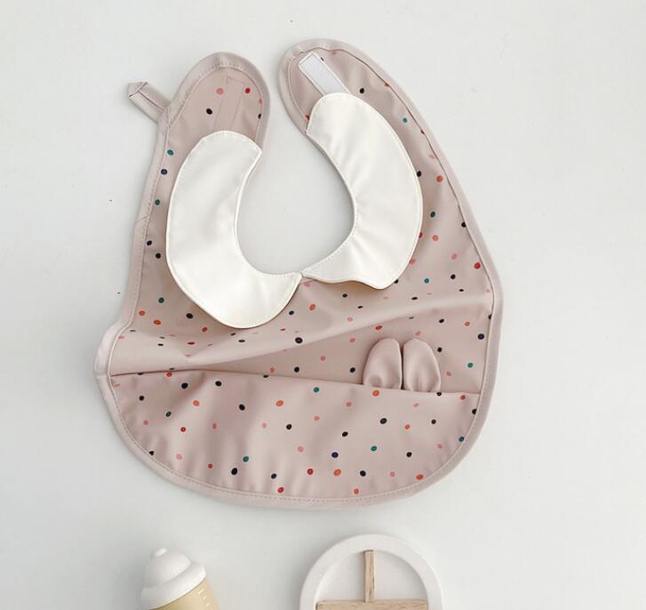 新登場★ベビー涎掛け★食事用★2色
