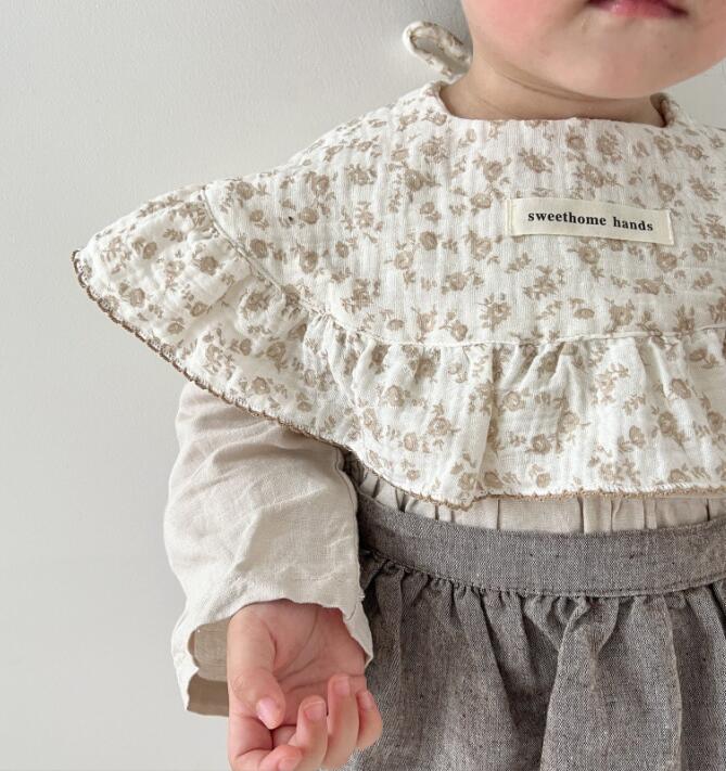 2023★涎掛け★食事用エプロン★前掛け★食事用ビブ★ベビー用★8色