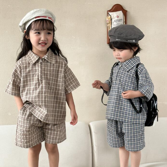 子供服★トップス+パンツ★セットアップ★キッズ★男女兼用★韓国風子供服★2色★80-150CM