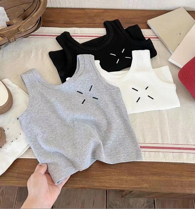 2023★春夏新作★韓国風子供服★ベスト★タンクトップ★3色80-130CM