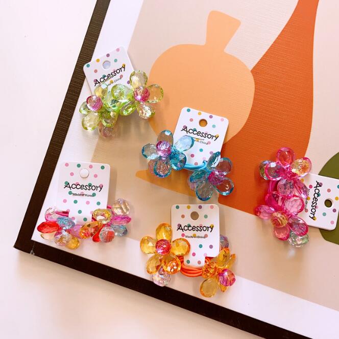 髪飾り★まとめ髪用★ヘアアクセサリー★子供用★キッズ女の子★ヘアゴム★2枚入り★多色