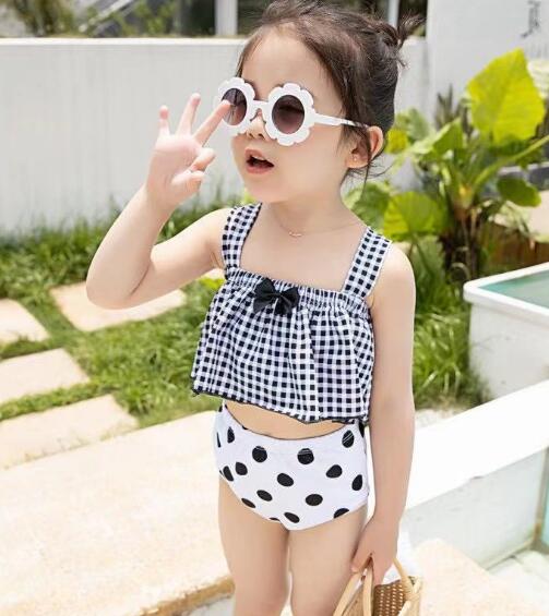 2023★春夏新作★韓国風子供服★水着★トップス+ズボン2セット★S-2XL