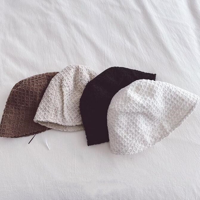 子供用★帽子★バケットハット★キッズ★男女兼用★日焼け防止★韓国風★無地★4色