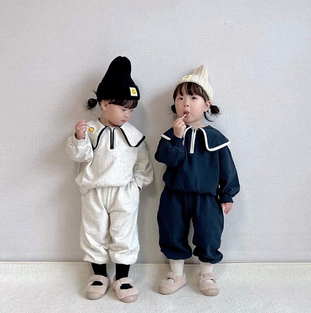 子供服★トップス+ズボン★セットアップ★韓国風子供服★キッズ★男女兼用★2色★73-110CM