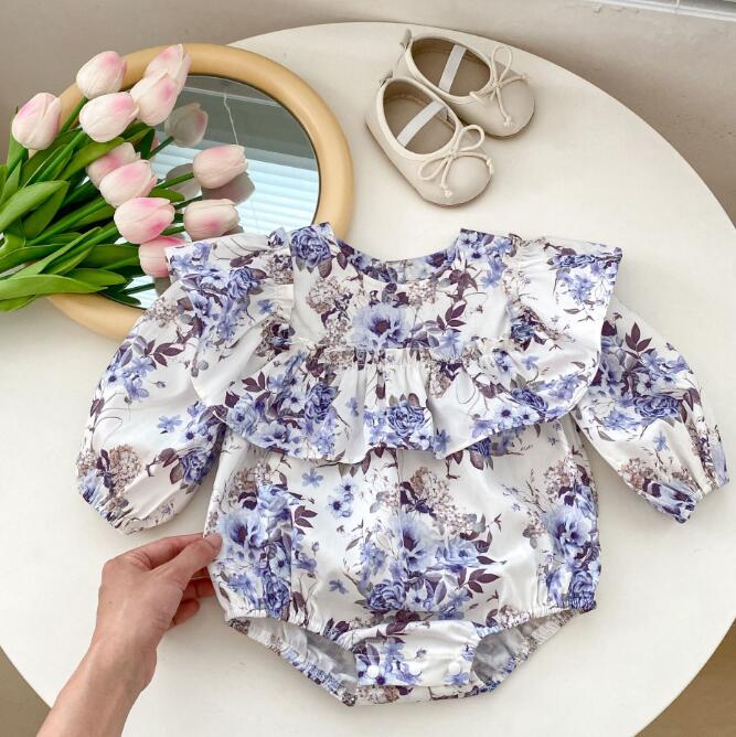 子供服★ロンパース★連体服★韓国風子供服★ベビー★花柄★可愛い★66-90CM
