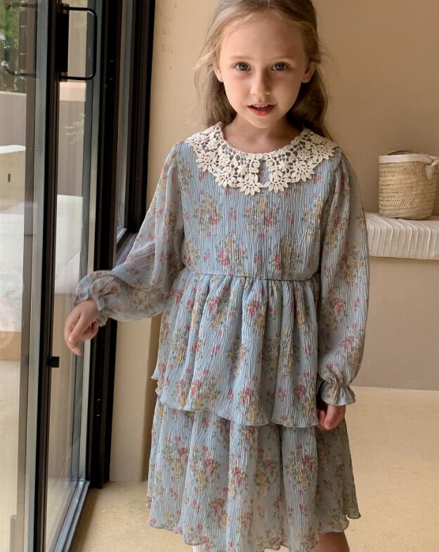 2023秋新品★子供服　ワンピース★90-140cm★