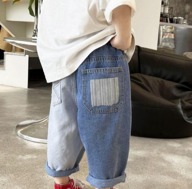 2023★春秋新作★韓国風子供服★ジーンズ★90-140CM