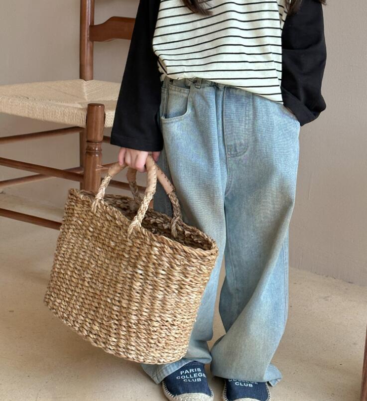 2023秋新品★子供服　デニムズボン★90-140cm★