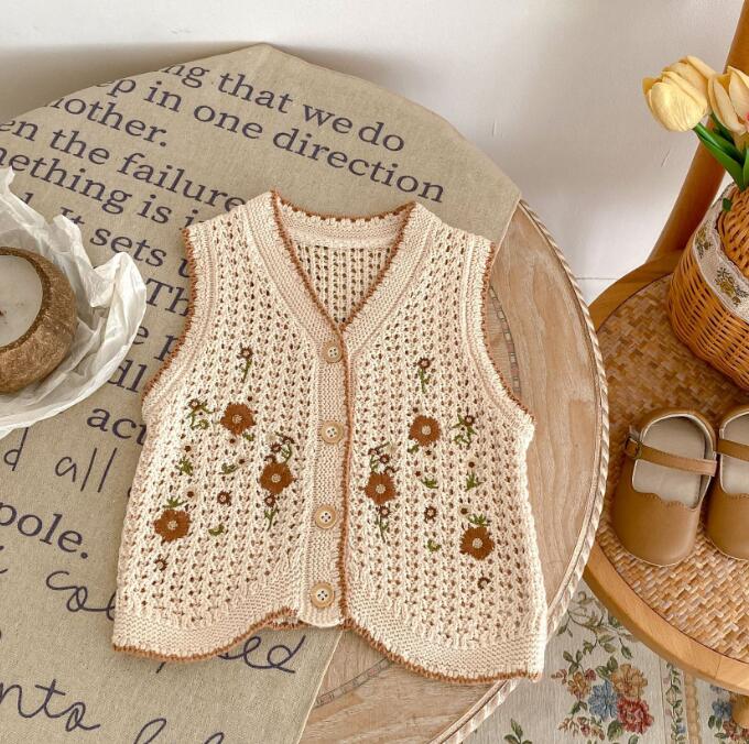 子供服★トップス★カーディガン★ニット★ベスト★韓国風子供服★ベビー★66-100CM