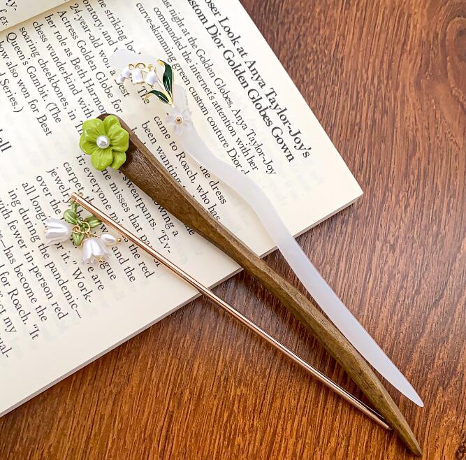 レディース★簪★髪飾り★まとめ髪用★ヘアアクセサリー★気質★3色