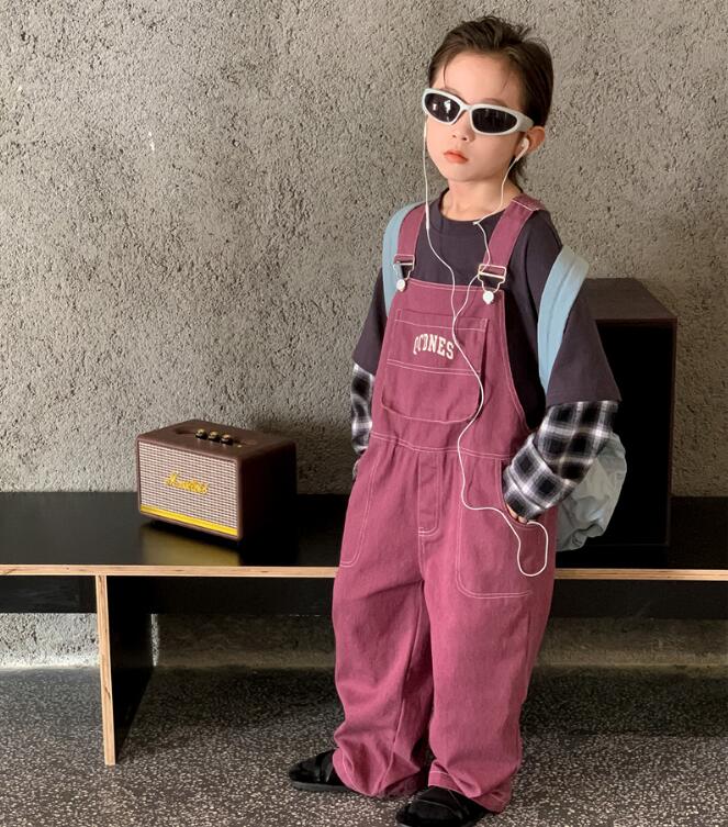 2023★春秋新作★韓国風子供服★サロペット★2色90-150CM