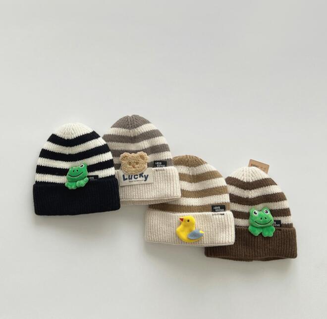 2023秋冬新品★子供用★帽子　ニットハット★15種選べ