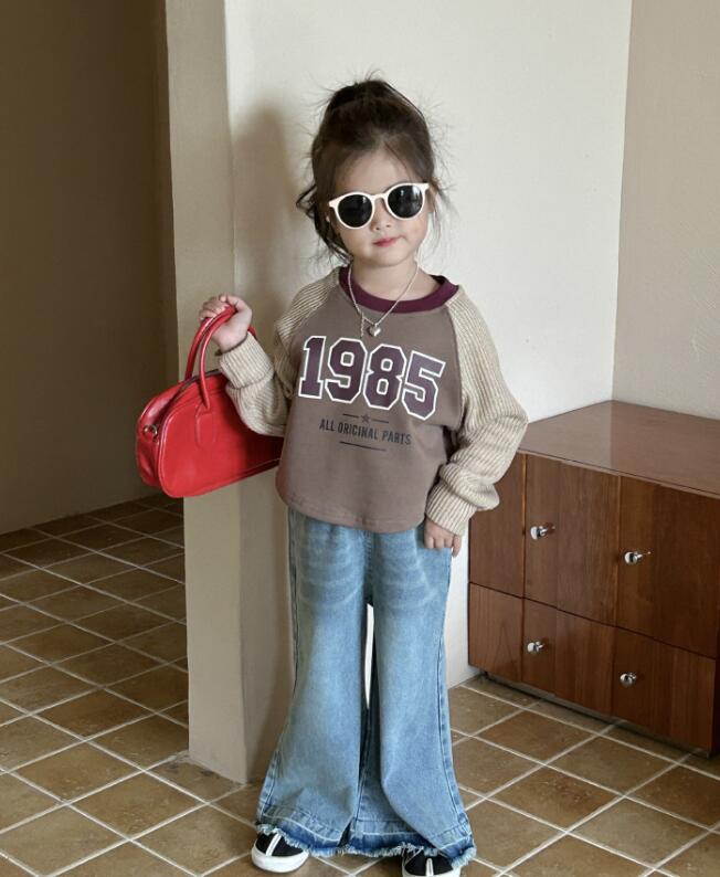 2023秋新品★子供服　トップス&デニムズボン分けて販売★90-140cm★