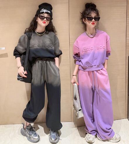 2023秋新品★子供服　トップス+ズボン　セットアップ★110-170cm★2色