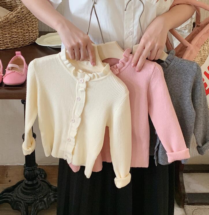 2023秋新品★子供服　カーディガン　セーター★90-140cm★3色