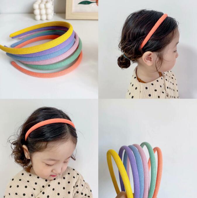 子供用★キッズ★髪飾り★まとめ髪用★ヘアアクセサリー★カチューシャ★無地★6色