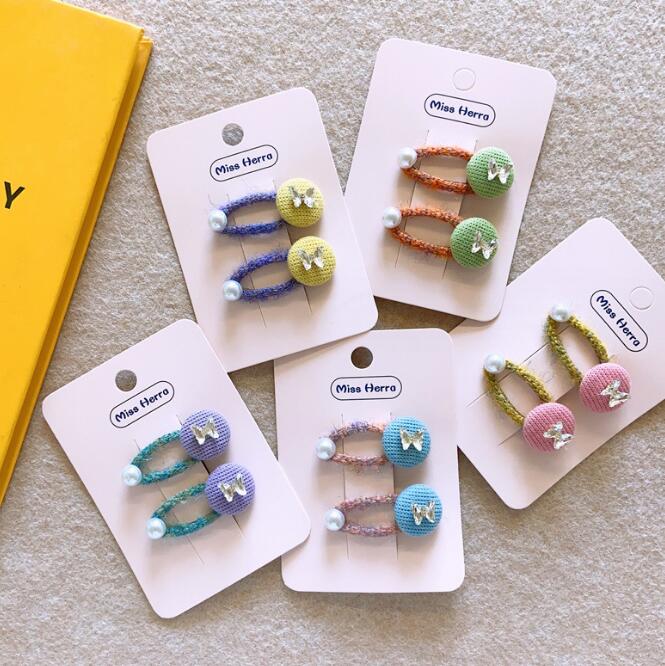 髪飾り★まとめ髪用★ヘアアクセサリー★子供用★キッズ★ヘアピン★2枚入り★可愛い★多色