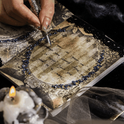 ペーパー 素材紙 パッキング ハロウィン ダーク系 魔法 フクロウ 髑髏カボチャ 葉花フラワー 60枚入