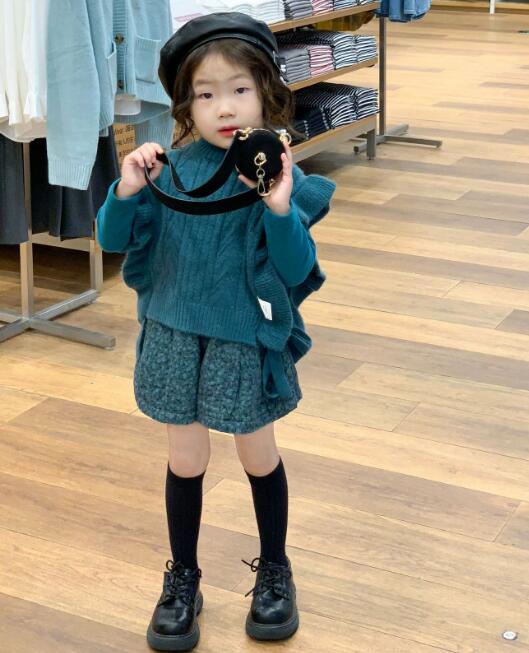 2023秋冬★子供服　トップス&ニットベスト&ズボン分けて販売★90-140cm★