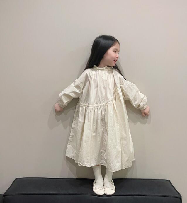 2023★春秋新作★韓国風子供服★ワンピース★7-15