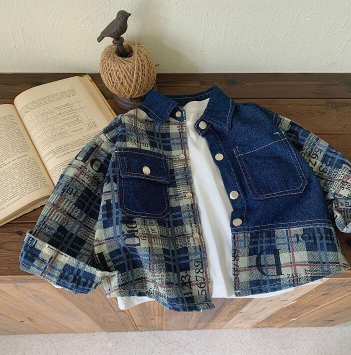 2023★春秋新作★韓国風子供服★シャツ★90-140CM