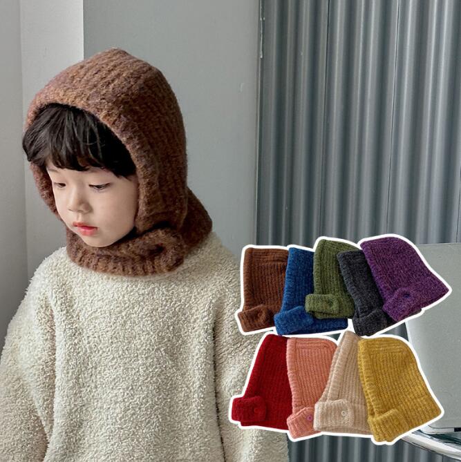 「2023秋冬」★子供用★帽子/マフラー★防寒★襟巻き★ネックウォーマー★男女兼用★暖かい★7色